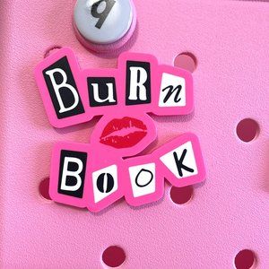 Mean Girl Burn Book Bogg Charm-New